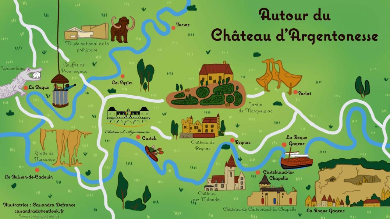 Chateau D'Argentonesse Castels 外观 照片